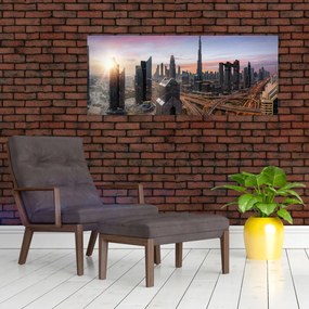 Tablou - Panorama din Dubai (120x50 cm)