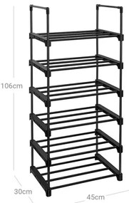 Pantofar ALVORO, negru