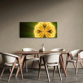 Tablou cu floare galbenă (120x50 cm)