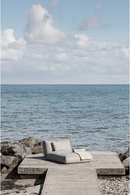 Șezlong de grădină Blomus Coal, 120 x 190 cm, gri închis