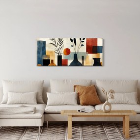 Tablou - Vaze cubiste (120x50 cm)