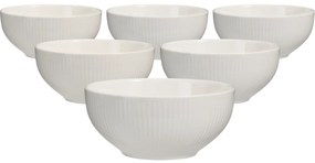 Set de 6 boluri din porțelan Linie 15 cm
