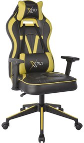 Fotoliu de birou gaming Vamivo 4 (galben + negru) . 1093827