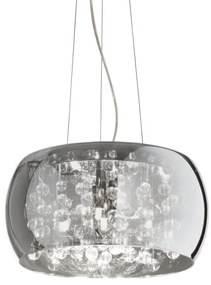 Lustră pe cablu Ideal Lux AUDI 5xG9/40W/230V transparent