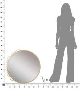 Oglindă de perete ø 72 cm Eleonor – Mauro Ferretti