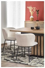 Masă de bucătărie Lamello 160 cm, stejar artisan / negru