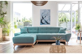 Colțar turcoaz extensibil (cu colț variabil) Dazzling Daisy – Miuform