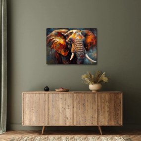 Tablou - Pictura unui elefant (70x50 cm)