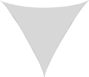 Outsunny Voal de umbra Triunghiular de Dimensiuni Mari 6 x 6 x 6 m Poliester Impermeabilizat de Inalta Densitate 160 g/m² Gri Deschis | Aosom Romania