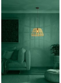 Lustră pe cablu Eglo 390151 MONTEZUELO 1xE27/40W/230V d. 50 cm maro