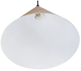 Lustră maro cu abajur din metal ø 32 cm Dunca – Candellux Lighting