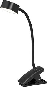 Osram - Lampă de birou LED reglabilă cu clemă OFFICE LINE LED/4,8W/230V neagră