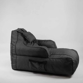Fotoliu Player Pufrelax, Material Impermeabil - Gri inchis