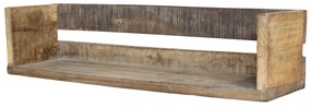 Raft de perete, nature, din lemn reciclat, Grimaud