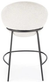 Scaun de bar tapitat H118 bej