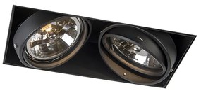 Spot integrat negru AR111 inclinabil și rotativ - Oneon