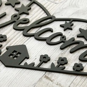 DUBLEZ | Decorațiune ieftină pentru perete - Welcome