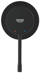 Baterie dus incastrata Grohe Essence negru mat Phantom Black cu corp ingropat