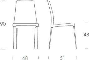 Set de 2 scaune elegante design LUX Aragona Elite