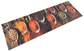vidaXL Covor de bucătărie lavabil Spoon &amp; Spices, 60x180cm, catifea