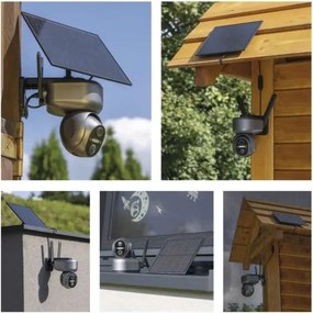 Cameră solară inteligentă cu senzor GoSmart 4G/LTE 10400 mAh 5V IP65 Tuya