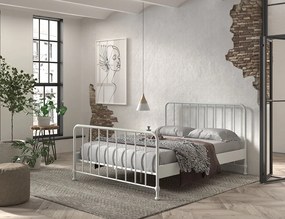 Pat Metalic, Alb, 160 x 200 cm (Metal) – BRONXX – Vipack