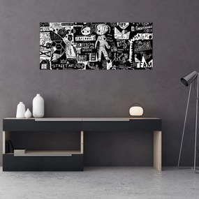 Tablou - Graffiti (120x50 cm)
