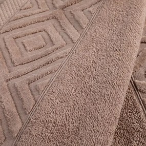 DETEXPOL Set prosoape frotir PAULA taupe 50 x 90 cm 2 buc