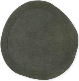 Covor verde închis țesut manual rotund din amestesc de lână ø 160 cm Kari Organic – Villeroy&amp;Boch