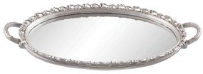 Tava mirror argintie 49/3/29 cm