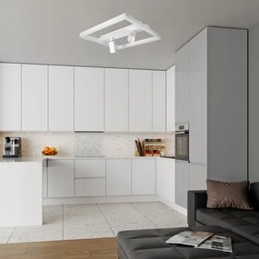 Plafonieră LED/38W/230V + 2xGU10/30W alb