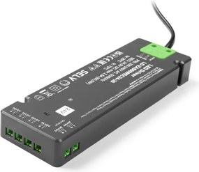 Transformator Easy Click GTV pentru bandă LED, 60W, 24V, IP20, 6 ieșiri Mini AMP, cablu 1,5 m 1.5 m, 60 W, 24 V, Easy Click