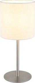 Globo 21440W - Lampă de masă BENSON 1xE27/40W/230V albă