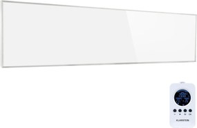 Klarstein Wonderwall Air Art 36, încălzitor cu infraroșu, 120 x 30 cm, 360 W, montat pe perete, telecomandă, alb