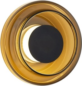 Aplica de perete LED moderna SOFI cognac amber
