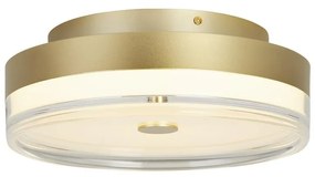 Plafoniera LED design minimalist Cyprus auriu, 40cm