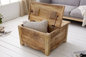 Masuta design industrial Iron Craft 70cm Mango