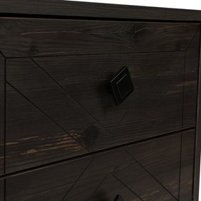 Măsuță de noptieră Luna Dark Brown