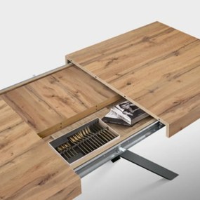 MASA TIFANY BLAT RUSTIC - 95 cm / 90 cm / 77 - ALB