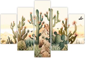 Tablou - Deșert, acvariu (150x105 cm)