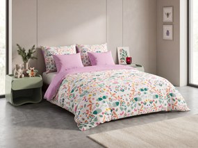Lenjerie de pat din bumbac LUNETTA roz Dimensiunile lenjeriei: 70 x 90 cm | 140 x 200 cm