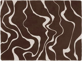 Pătură maro/crem 150x200 cm Felu – noo.ma