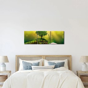 Tablou - Mama natura (cu ceas) (90x30 cm)