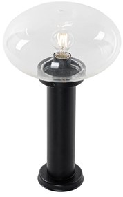 Lampă de exterior modernă de tip stâlp neagră 50 cm - Elly