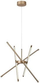 Lustra LED suspendata stil minimalist Henli2 auriu