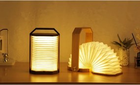 Decorațiune luminoasă albă/în culoare naturală închisă cu USB Origami – Gingko