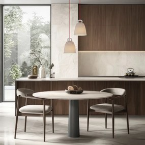 Lustră albă cu abajur din ceramică Sewilla – Candellux Lighting