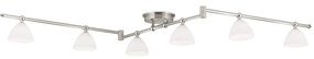 Plafoniera design modern OPALDESIGN 6L, satin
