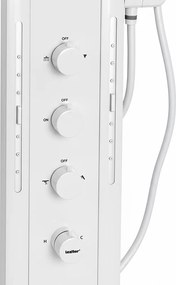 Panou de duș hidromasaj Aquajet alb