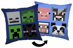 Minecraft Pernă Bad Mobs, pernă decorativă 40*40 cm